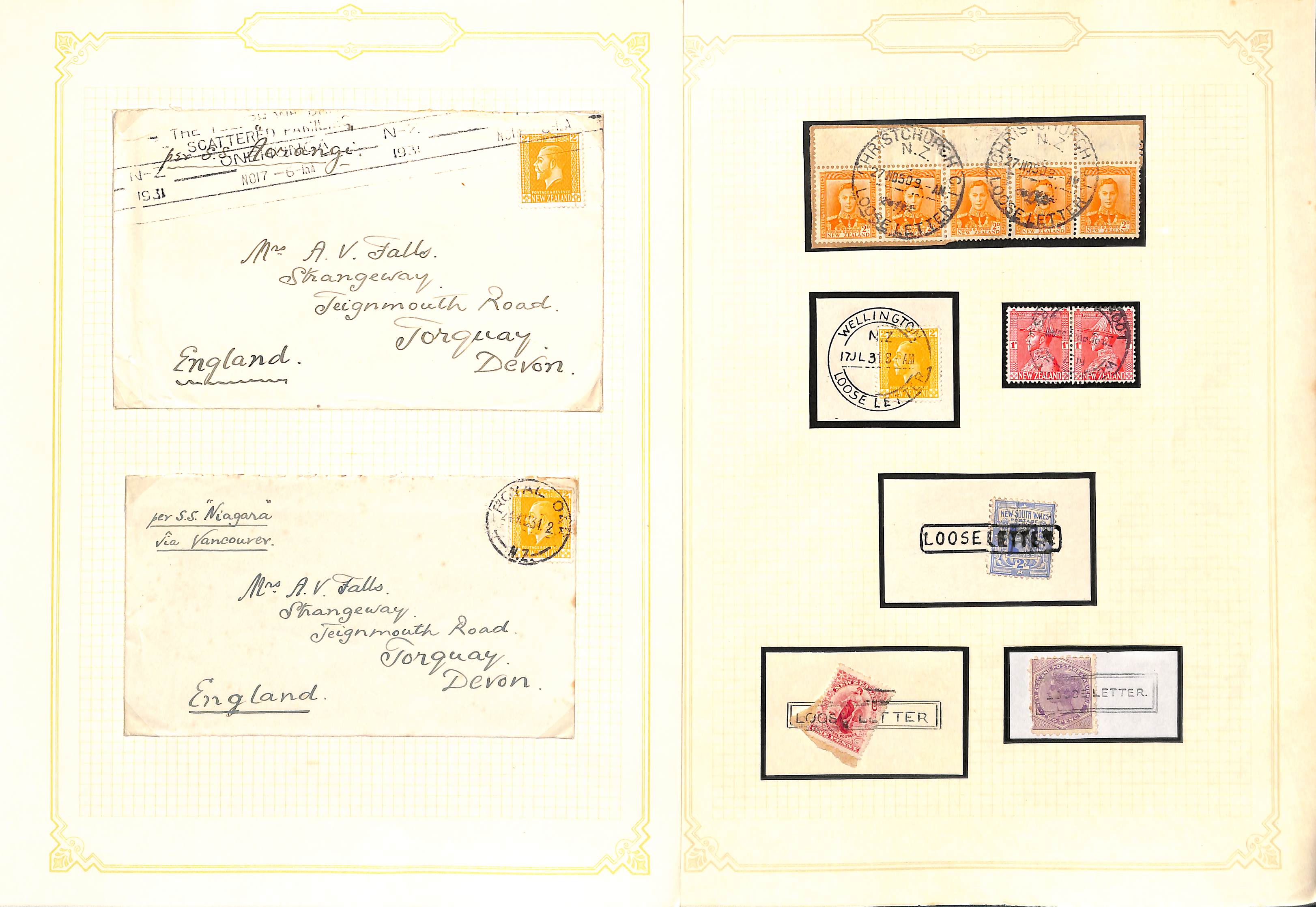 Cancellations. QV-QEII Covers and cards (87), stamps and pieces (c.120) including 1867 cover from - Image 9 of 39
