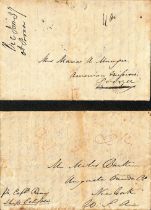 1836 (Aug. 24 - Sep. 12) Entire letters from Mary Sampson (2), the first to a friend at the American
