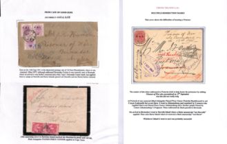 P.O.W Mail - Bermuda. 1901-02 Covers from South Africa to P.O.Ws in Bermuda, two from prisoners in