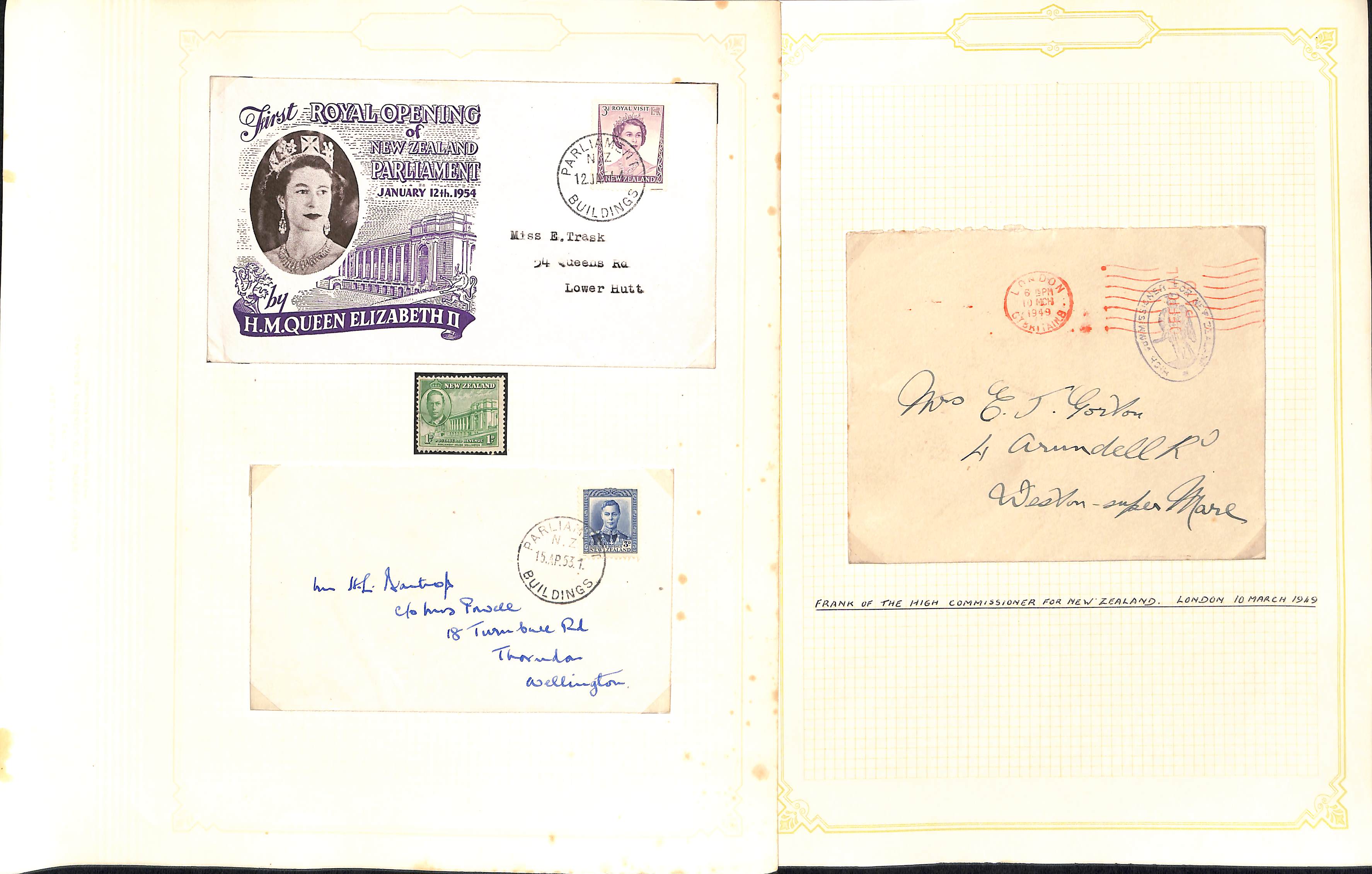 Cancellations. QV-QEII Covers and cards (87), stamps and pieces (c.120) including 1867 cover from - Image 28 of 39