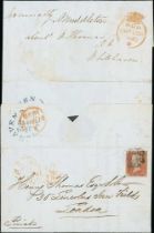 1842 (Jan. 28) Partly printed letter from the Admiralty in London acknowledging a request to be