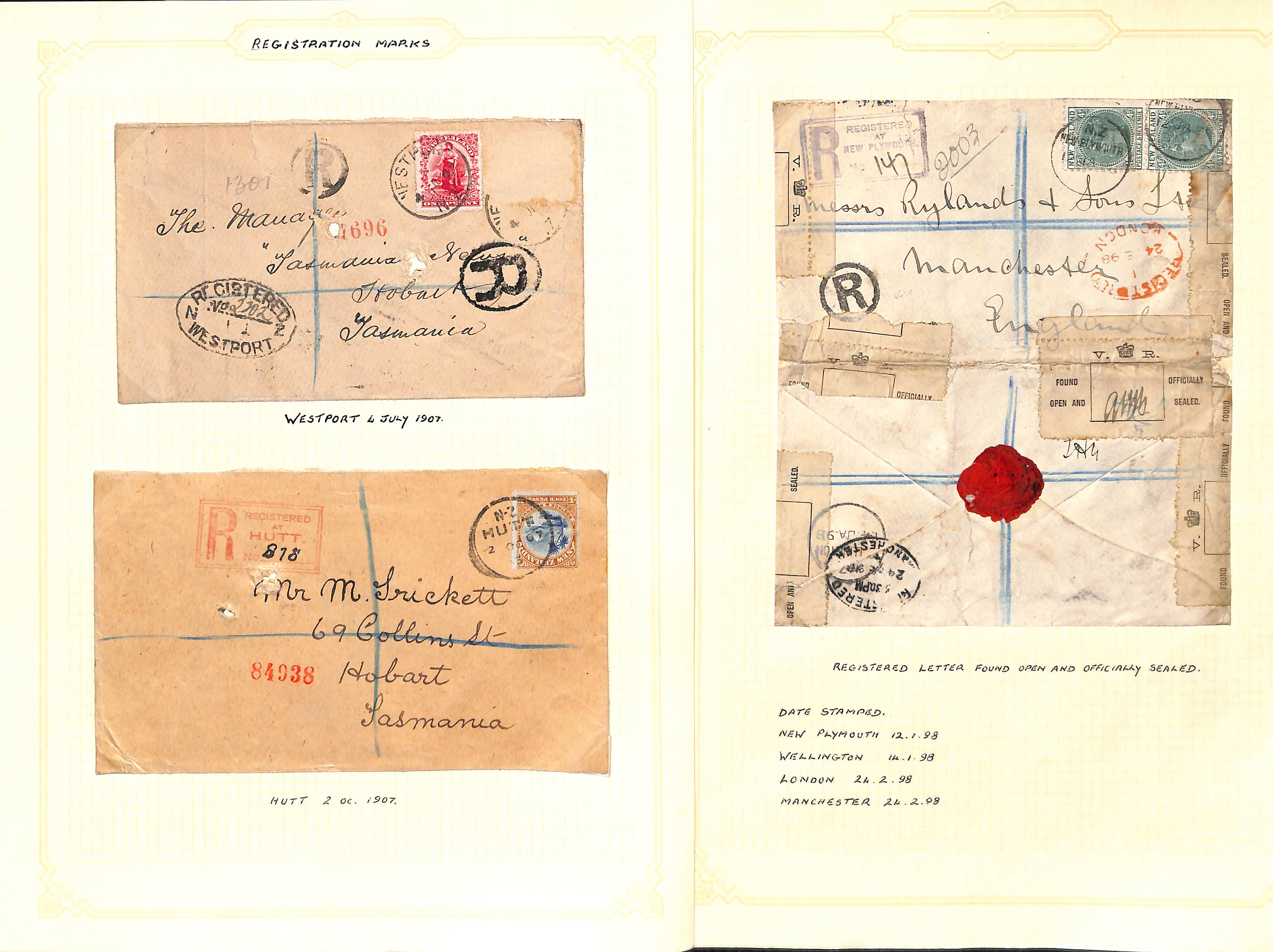 Cancellations. QV-QEII Covers and cards (87), stamps and pieces (c.120) including 1867 cover from - Image 16 of 39