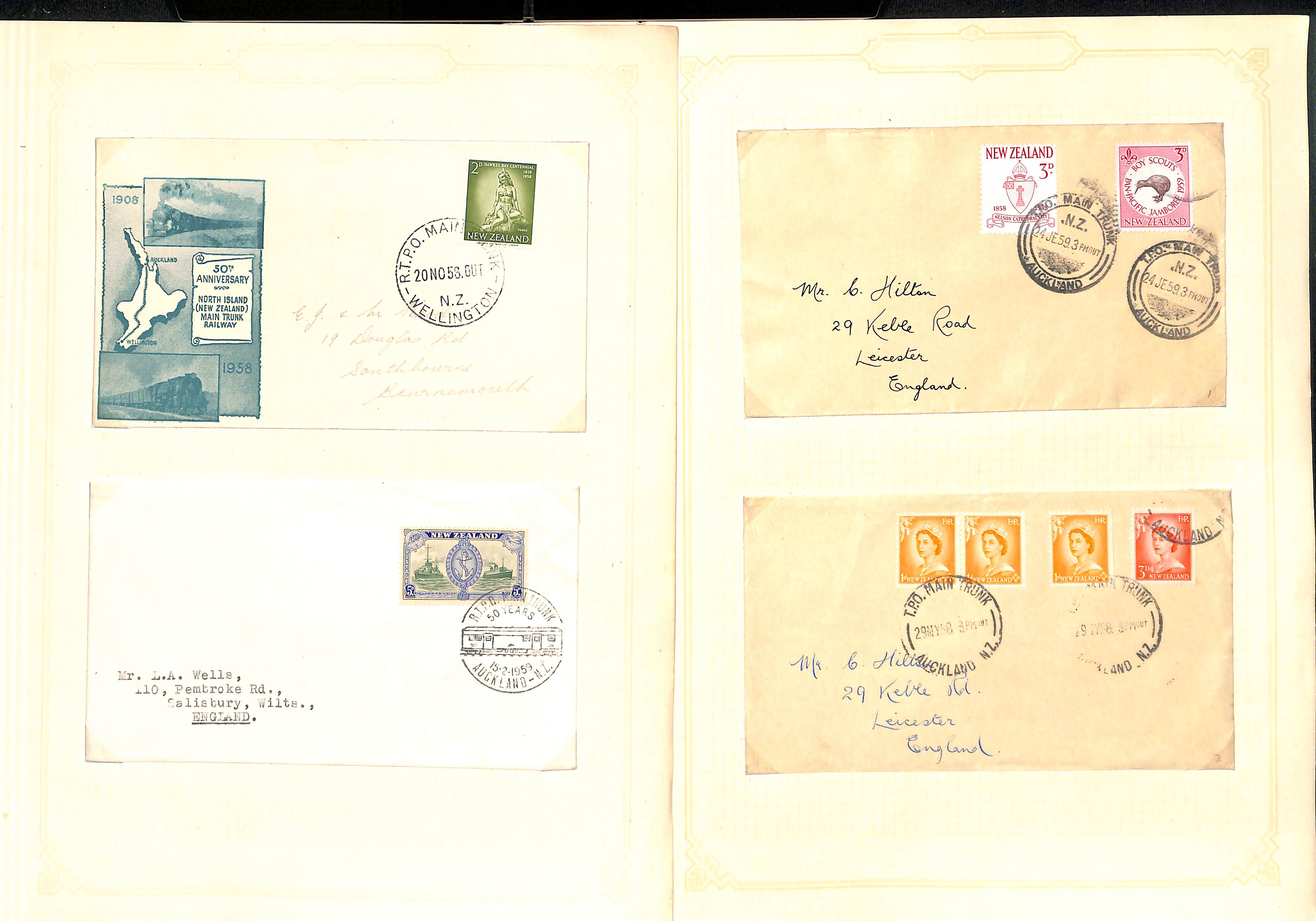 Cancellations. QV-QEII Covers and cards (87), stamps and pieces (c.120) including 1867 cover from - Image 23 of 39