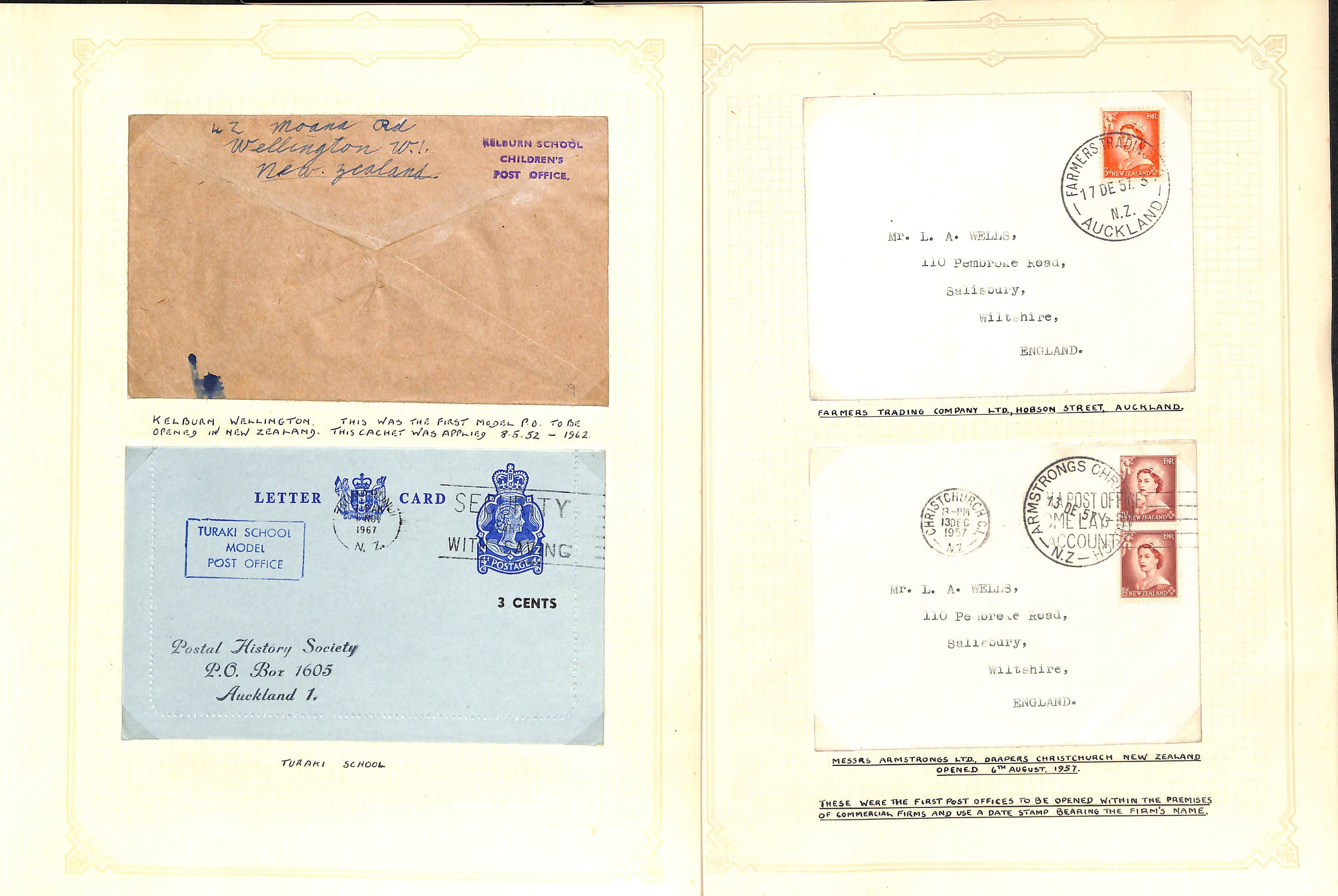 Cancellations. QV-QEII Covers and cards (87), stamps and pieces (c.120) including 1867 cover from - Image 36 of 39
