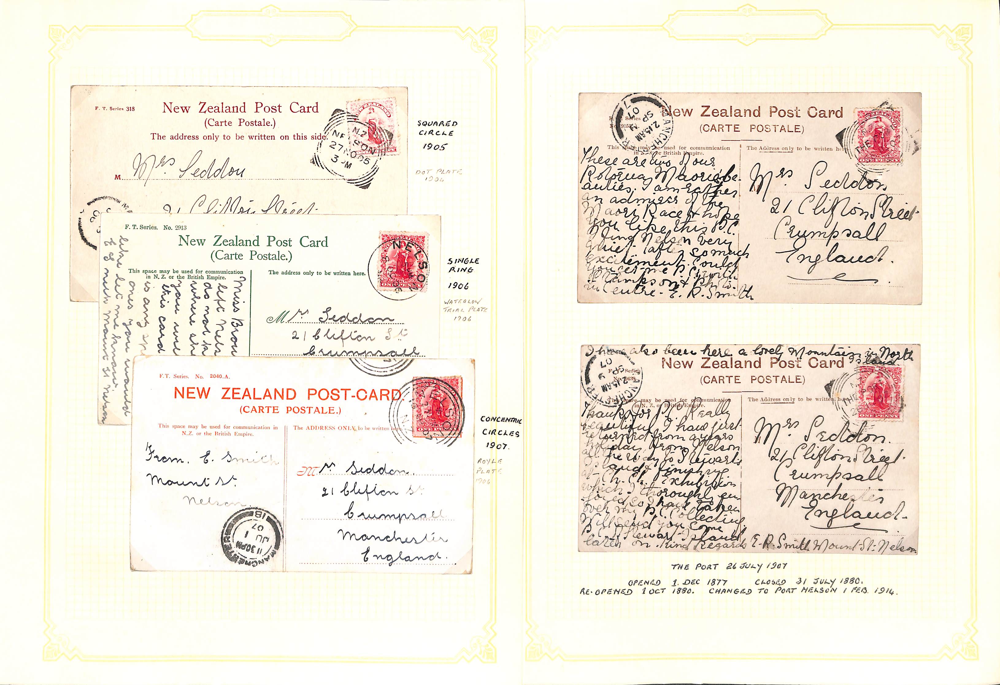 Cancellations. QV-QEII Covers and cards (87), stamps and pieces (c.120) including 1867 cover from - Image 6 of 39