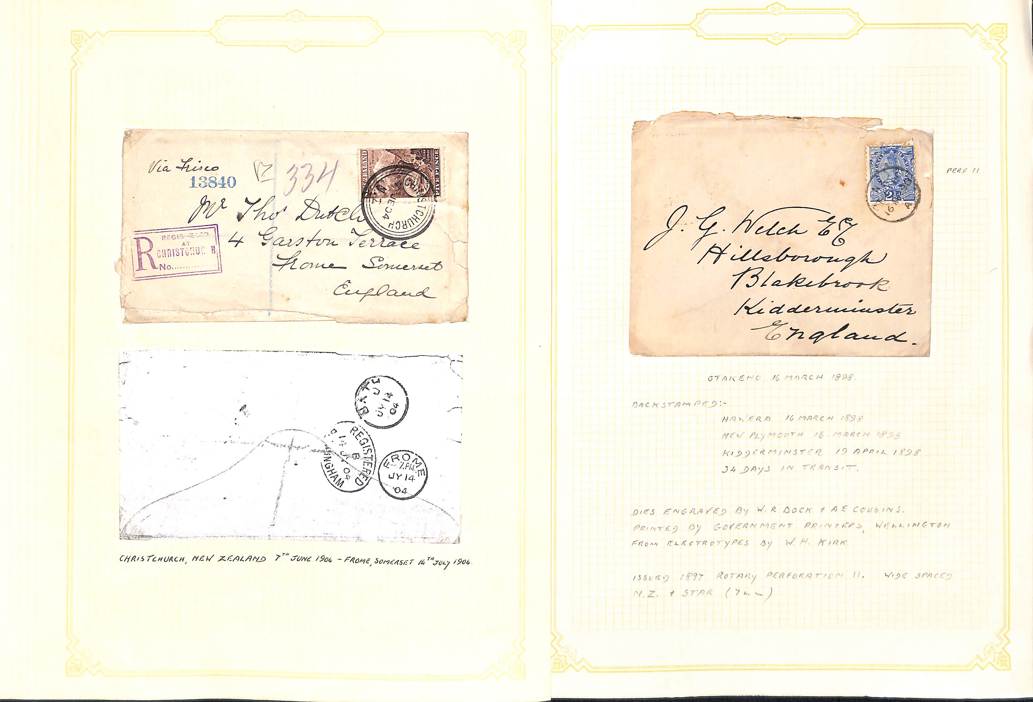 Cancellations. QV-QEII Covers and cards (87), stamps and pieces (c.120) including 1867 cover from - Image 4 of 39