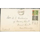 Tumpat/Kota Bharu - British Empire Exhibition. 1923 (Nov. 30) Cover to England with 1c + 3c