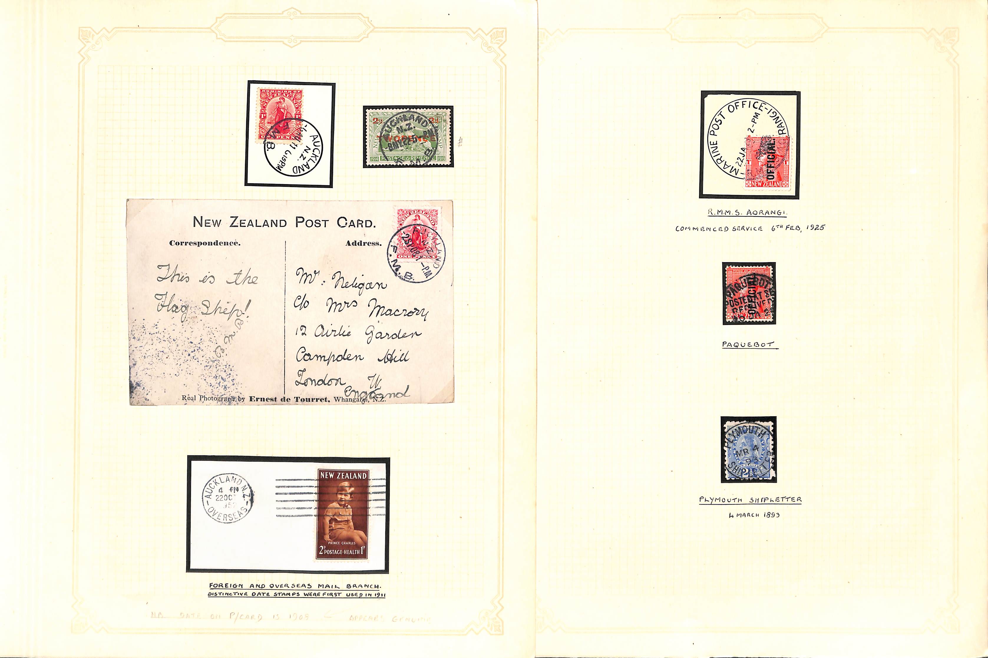 Cancellations. QV-QEII Covers and cards (87), stamps and pieces (c.120) including 1867 cover from - Image 8 of 39