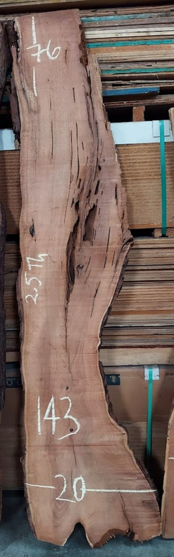 1 - Mesquite Slab, Bookmatch w/Lot 142