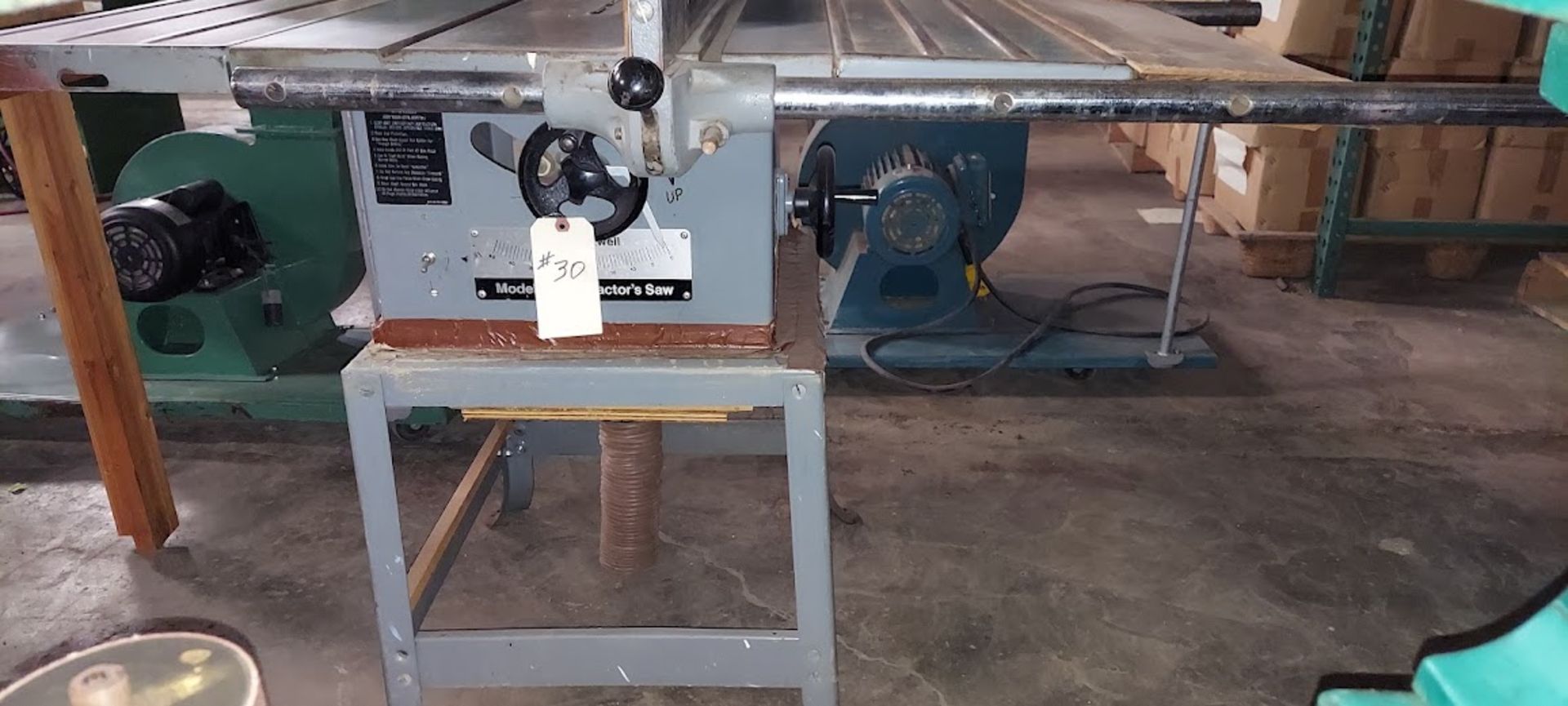 Delta 10" Contractors Saw, Model 10, 1.5hp 115/230V 1ph - Image 3 of 7