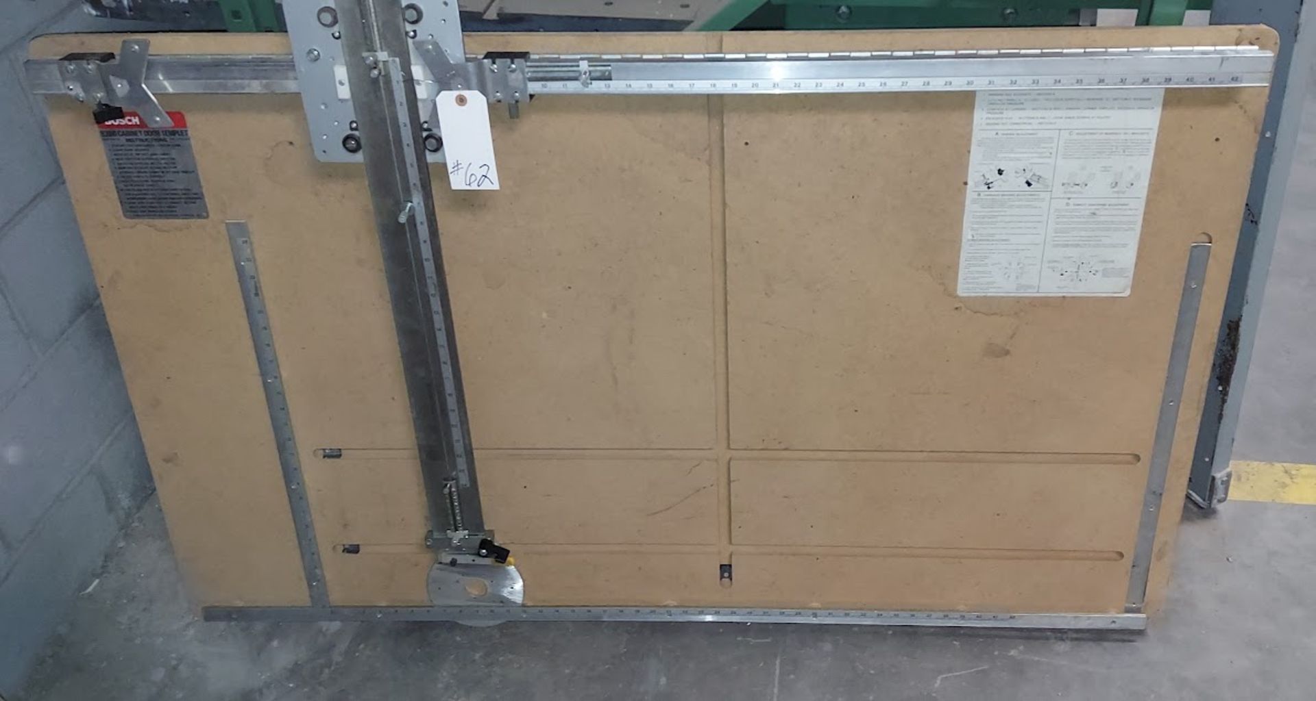 Bosch Cabinet Door Router Template, Model 93910 - Image 5 of 5
