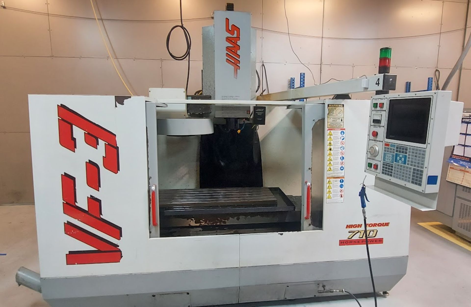 Haas CNC 40-taper Vertical Machining Center, Model VF-3, 208/230V 3ph