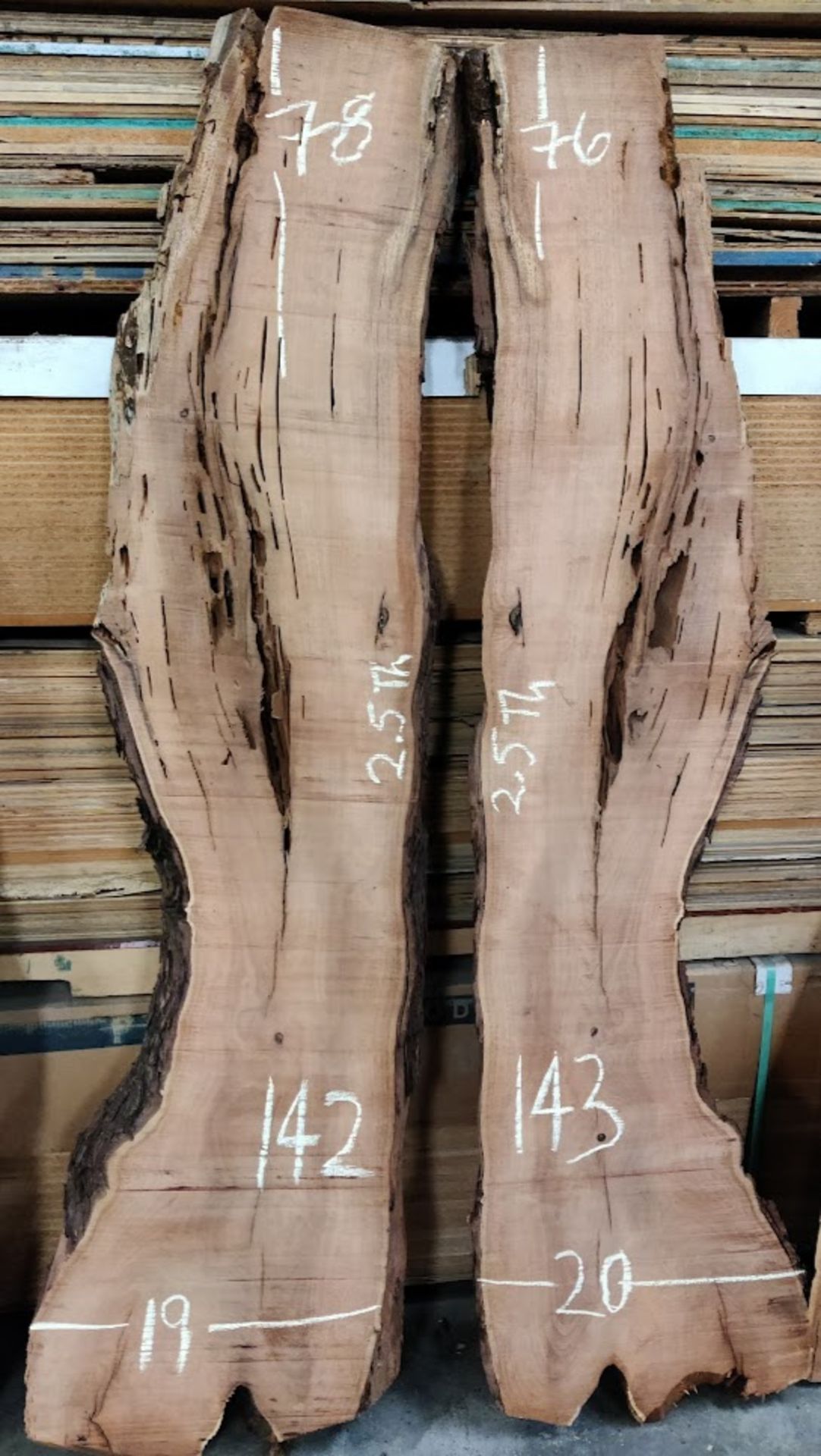 1 - Mesquite Slab, Bookmatch w/Lot 142 - Image 2 of 2