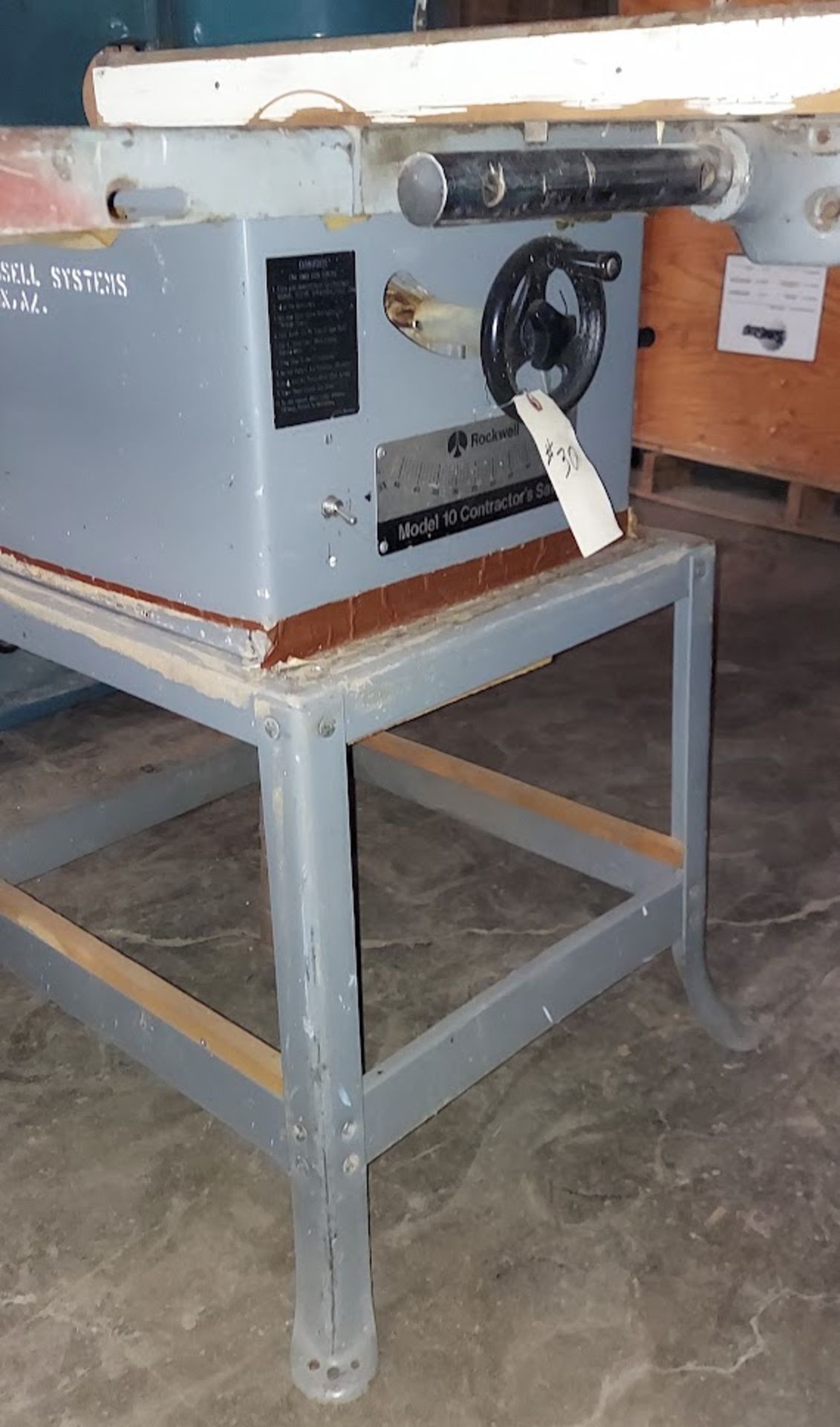 Delta 10" Contractors Saw, Model 10, 1.5hp 115/230V 1ph - Image 5 of 7