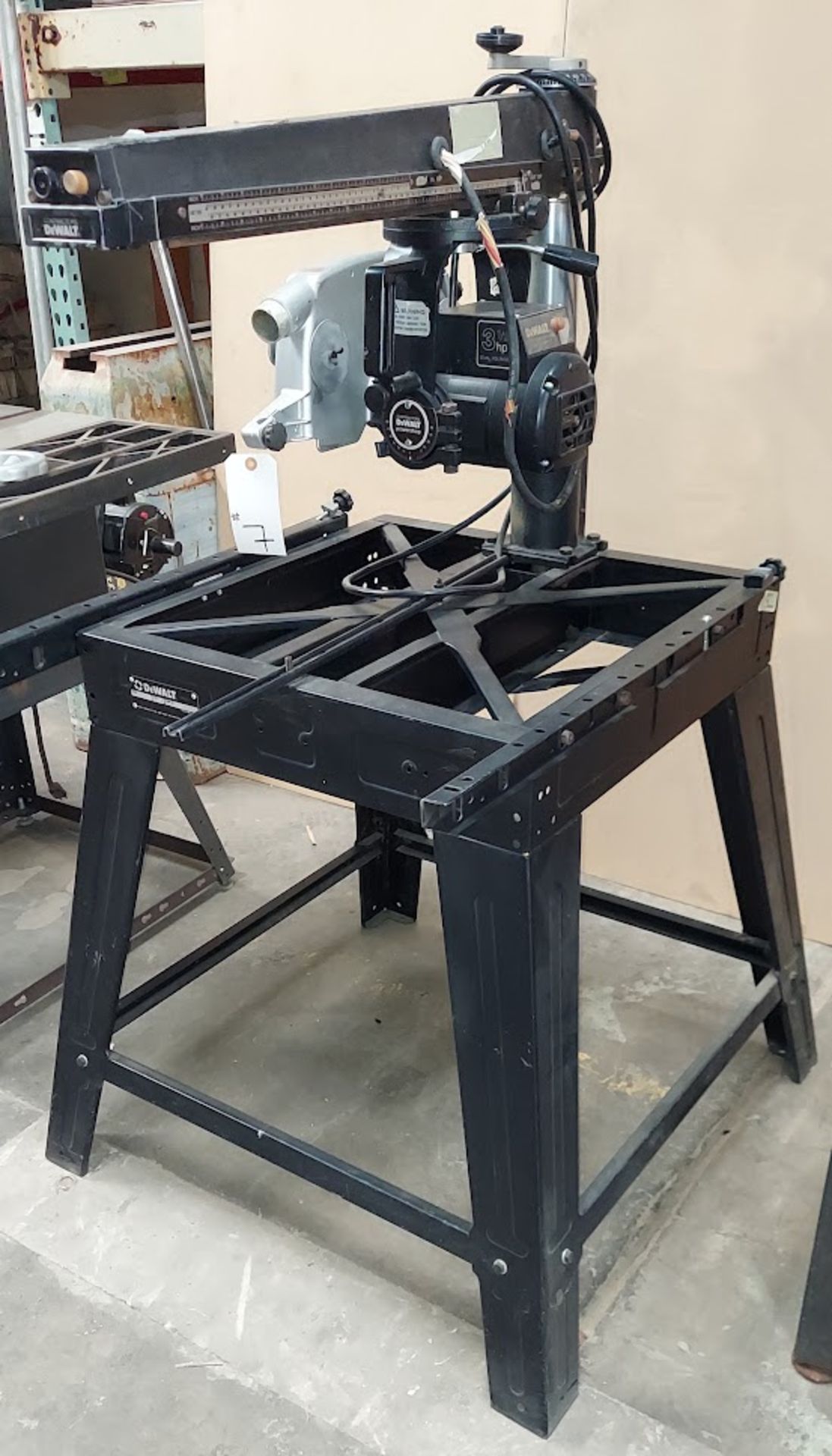 DeWalt 12" Radial Arm Saw, Model # 7790, 3-1/2" Hp 120/208-230 volt 1ph Motor - Image 2 of 2