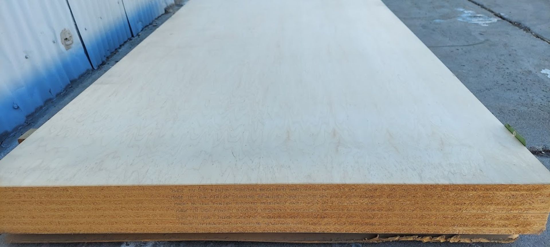 7 sheets - 3/4" White Maple B-2 PBC, 48-1/2" x 96-1/2" Sheets - Image 3 of 4