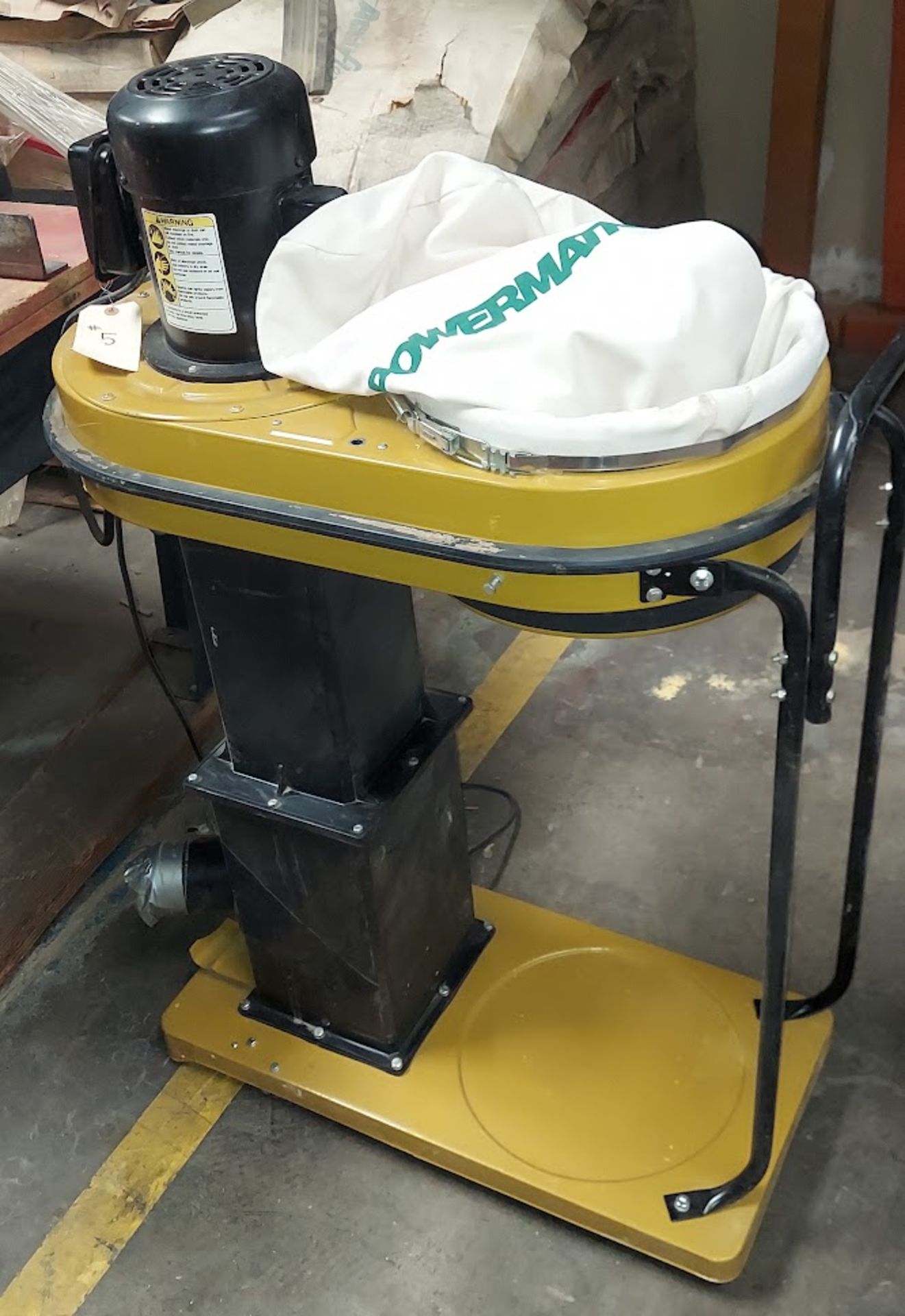 Powermatic 2 Bag Dust Collector, Model # 093, 1-1/2" Hp 115/230 volt 1ph Motor - Image 2 of 2