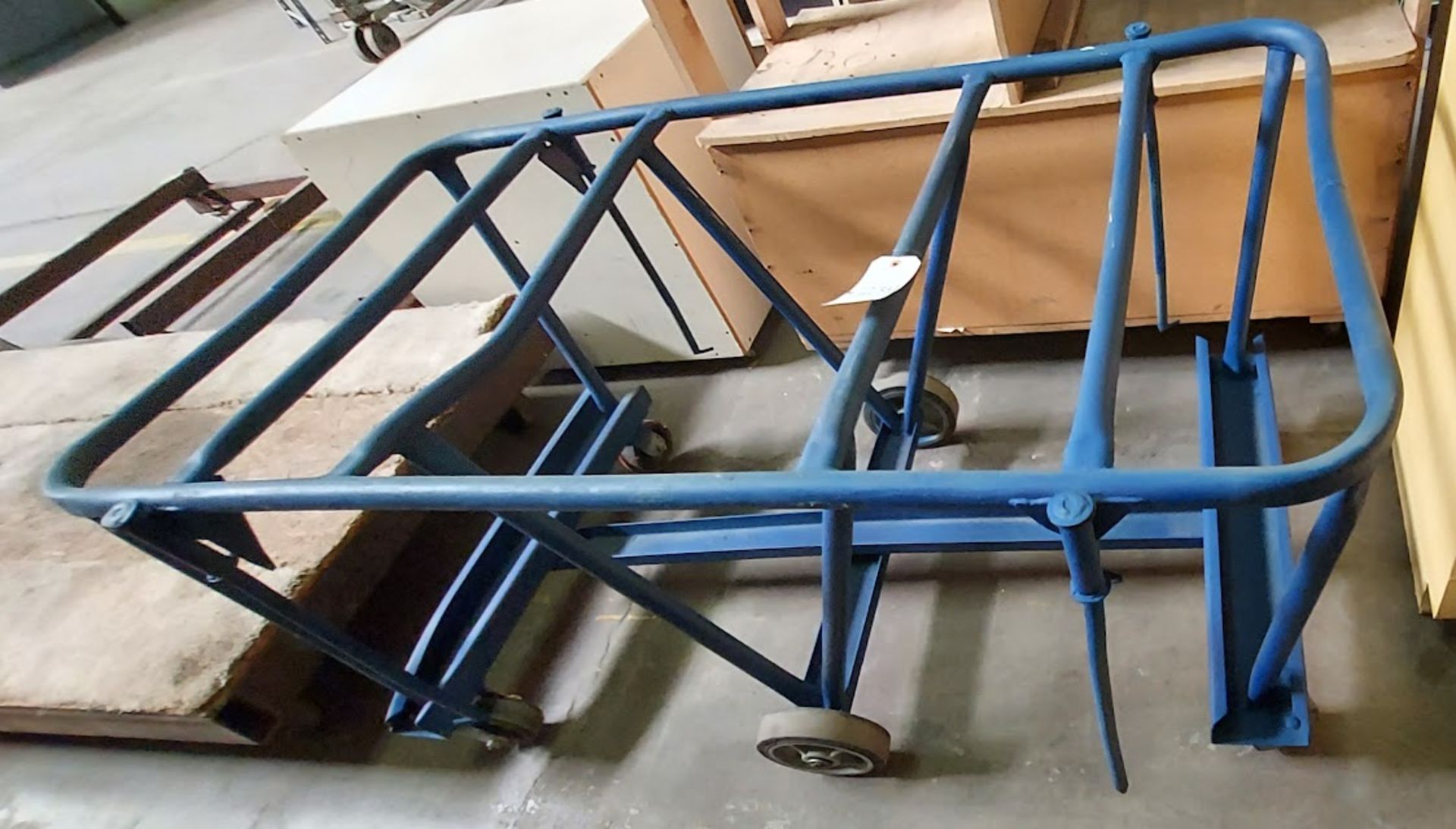 Blue Lumber Plywood Cart