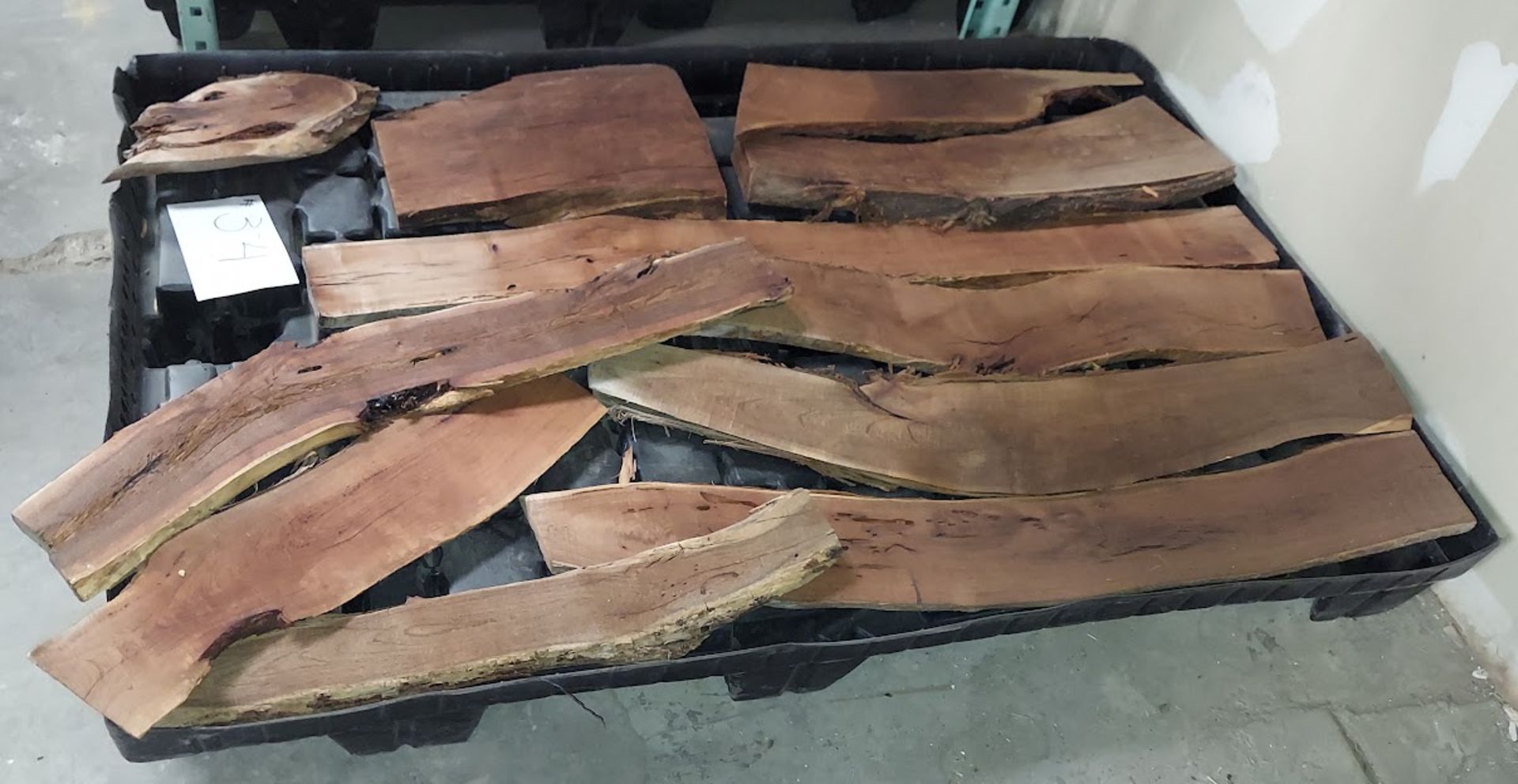11 - Mesquite Hardwood Live Edge Boards, (pallet not included) - Image 2 of 2