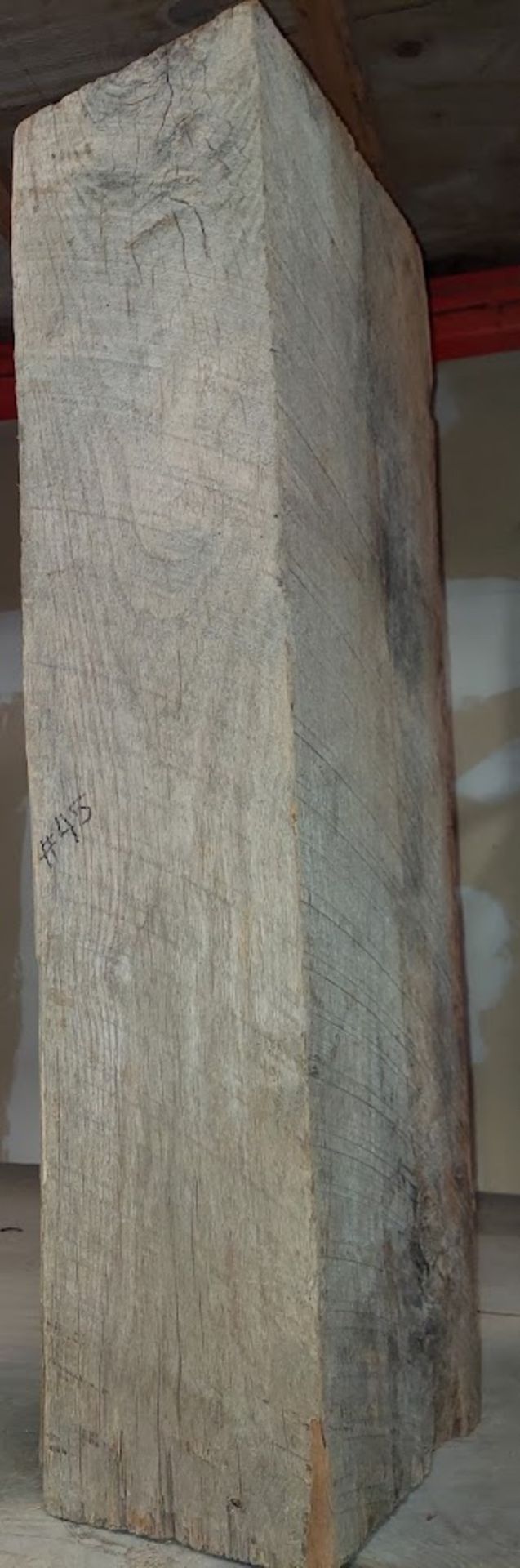 White Oak Beam, Size 12" x 9" x 39" - Image 2 of 2