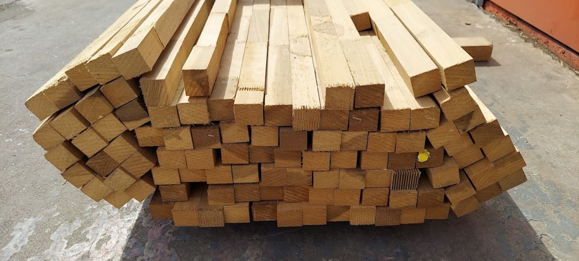 1102 LFT Poplar Finger Jointed 1-7/8" x 1-7/8" x 120 " Long - Image 3 of 5