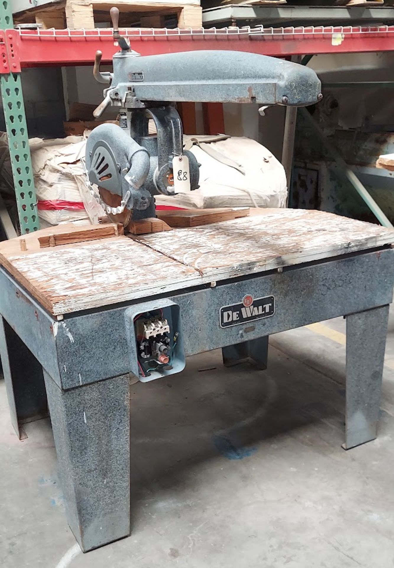 DeWalt 14" Radial Arm Saw, Model #GA-511, 3 Hp 220/440 3ph Motor