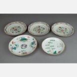 5 chinese Porcelain plates