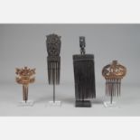 Lot of 4 Indonesian combs