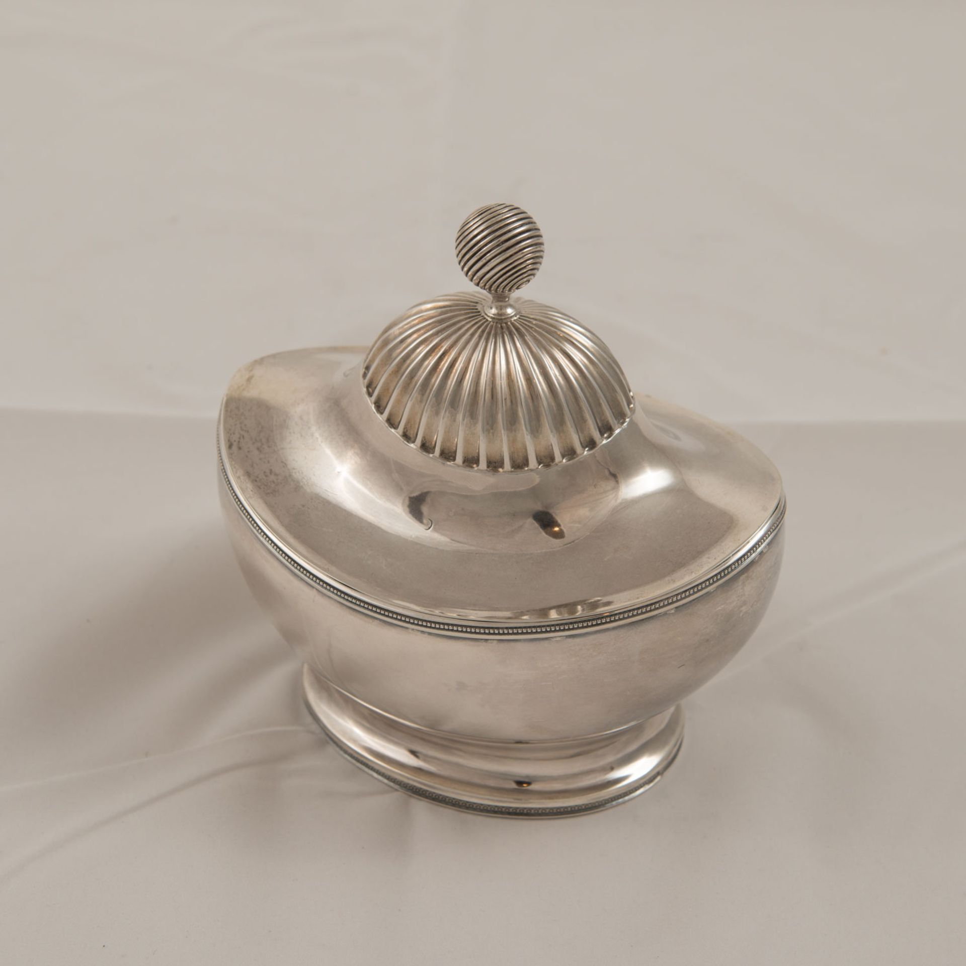 Silver Tabac Jar