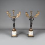 Pair of Empire Candelabras