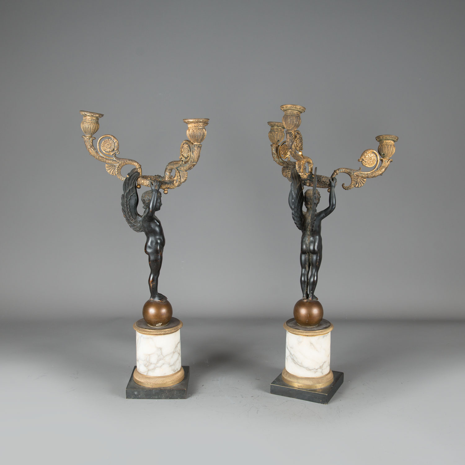 Pair of Empire Candelabras - Image 2 of 3