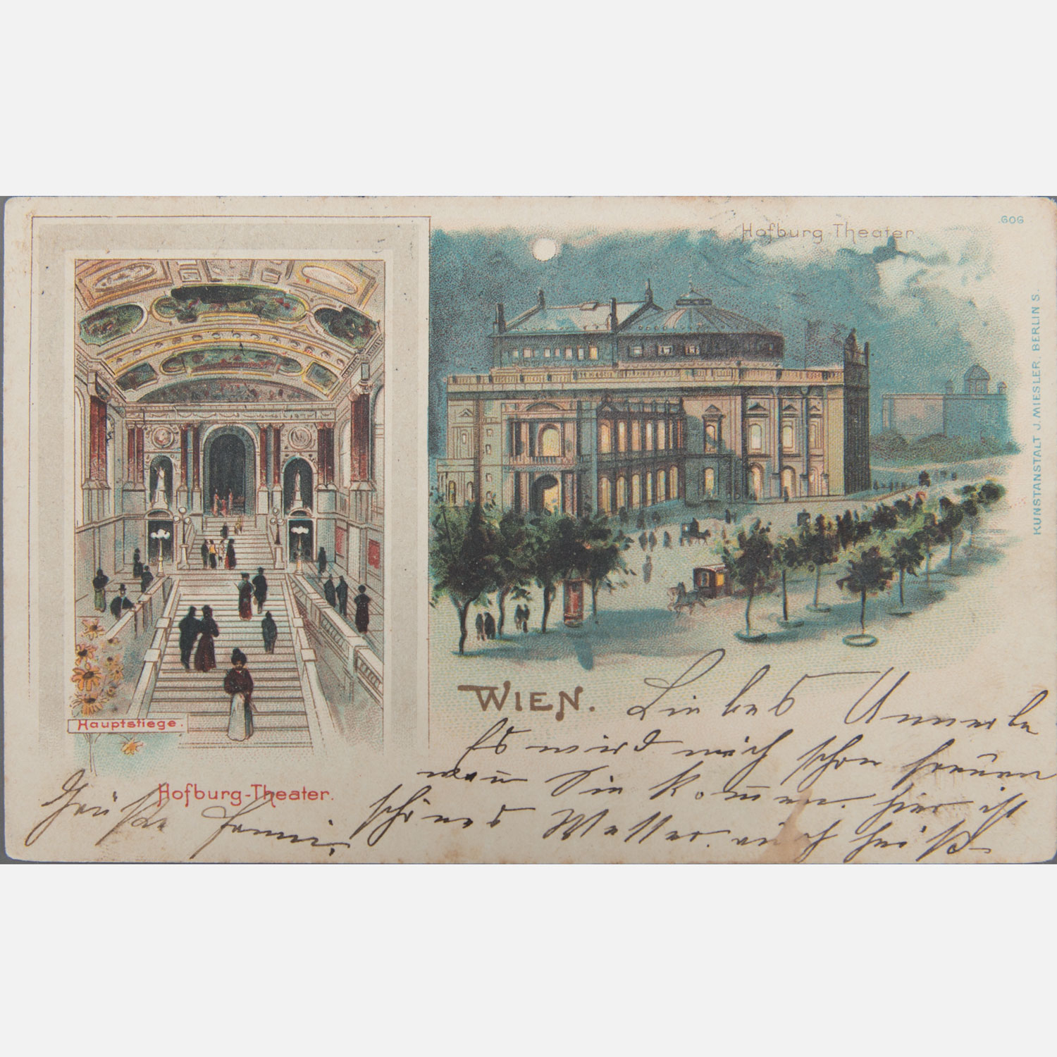 Lot of 54 Postcards Burgtheater Vienna - Image 3 of 3