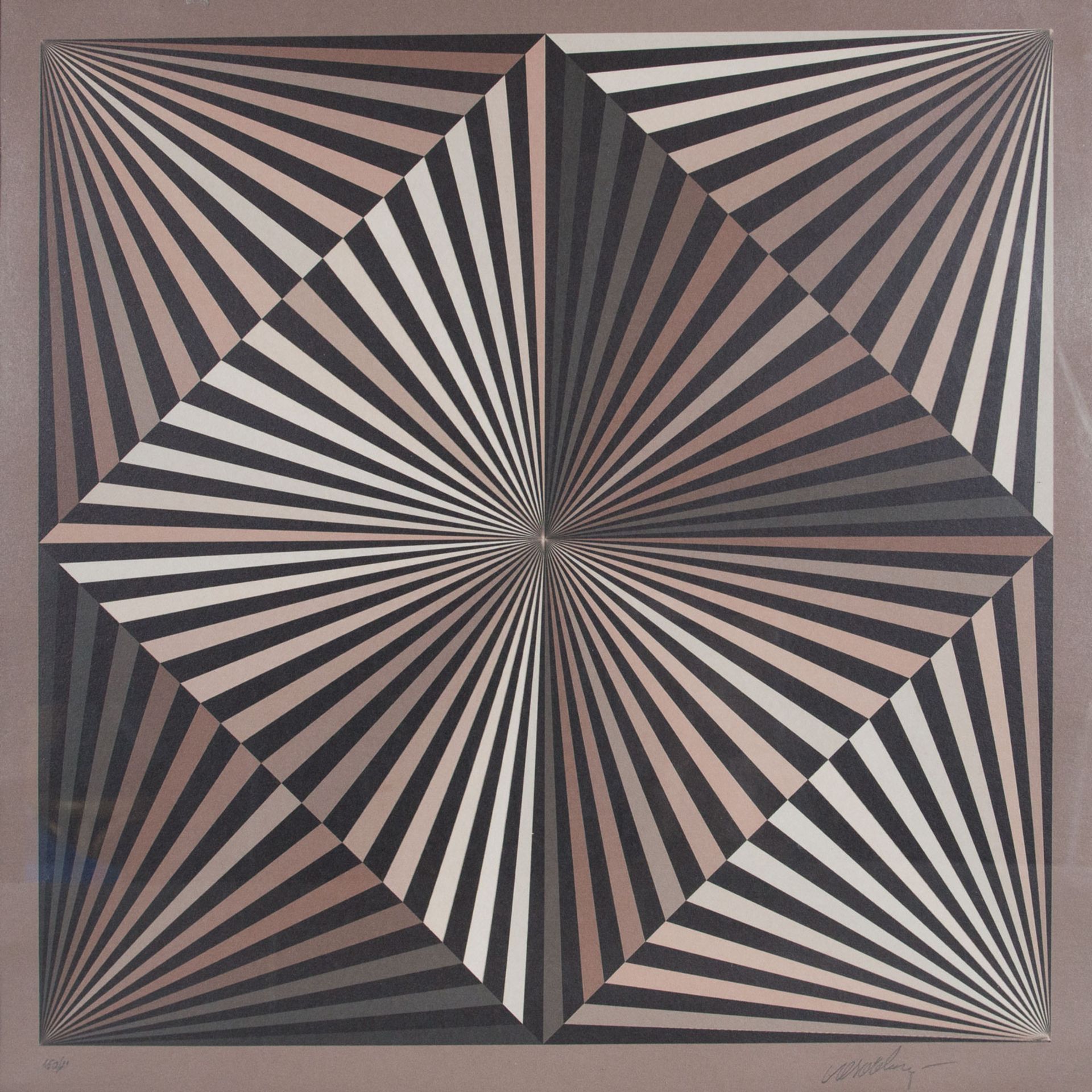 Victor Vasarely (1906-1997)-graphic - Image 2 of 2