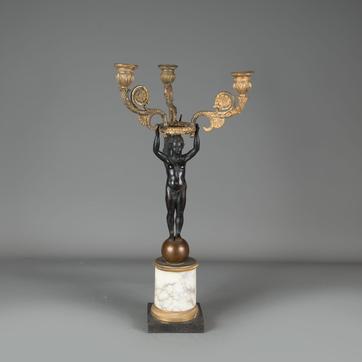 Pair of Empire Candelabras - Image 3 of 3