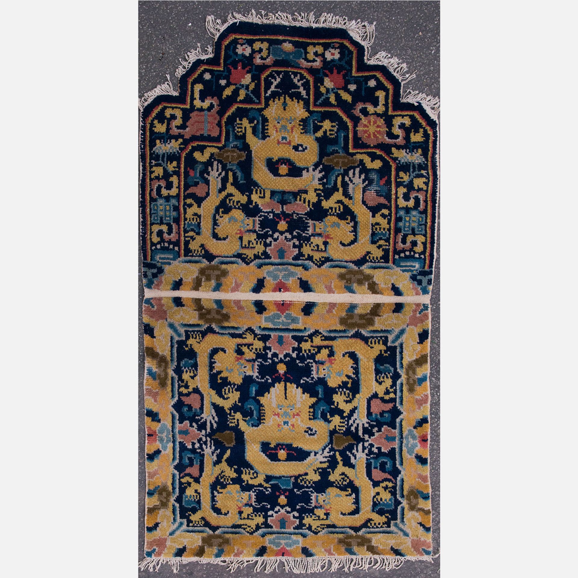 Two Chinese Court Carpets - Image 3 of 3