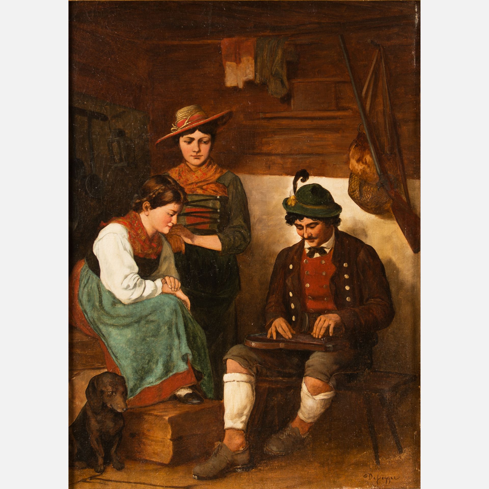 Bavarian artist 19th century - Image 2 of 3