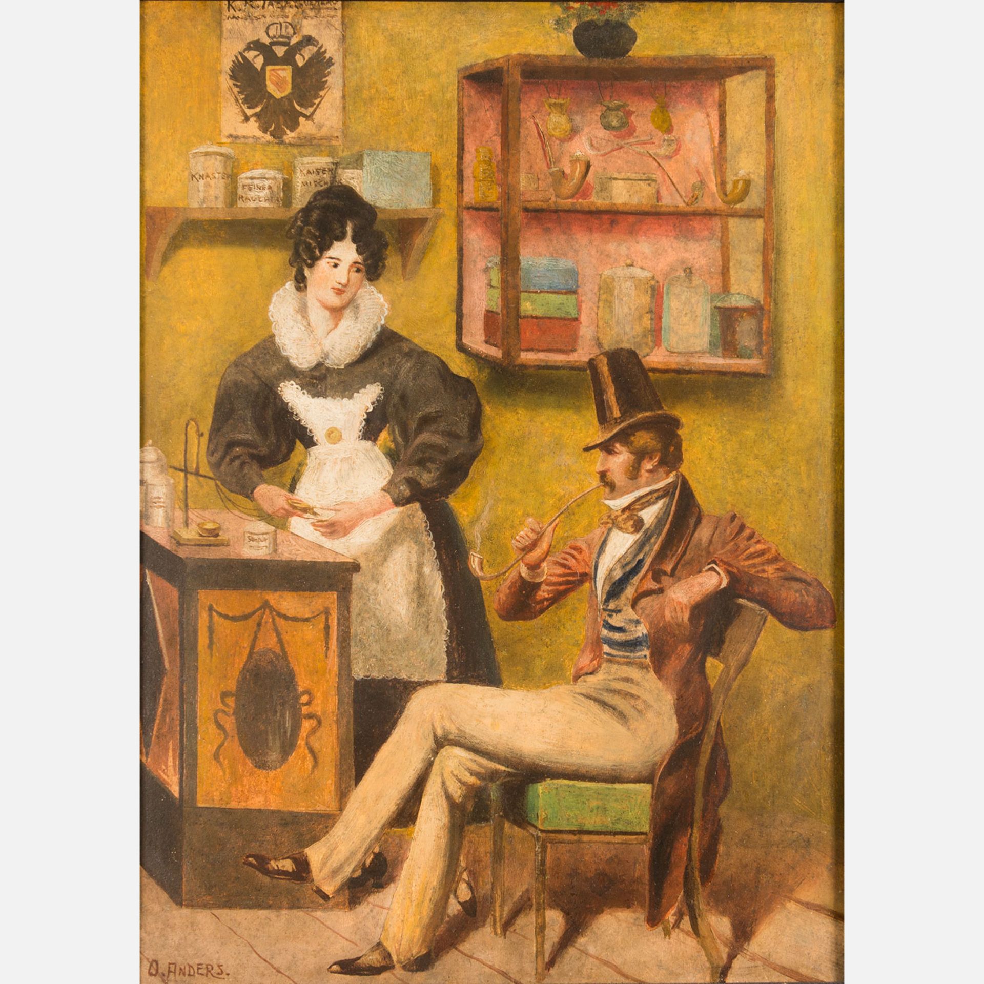 Austrian tobacco painter - Image 2 of 3