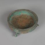 Early Oriental bronze bowl