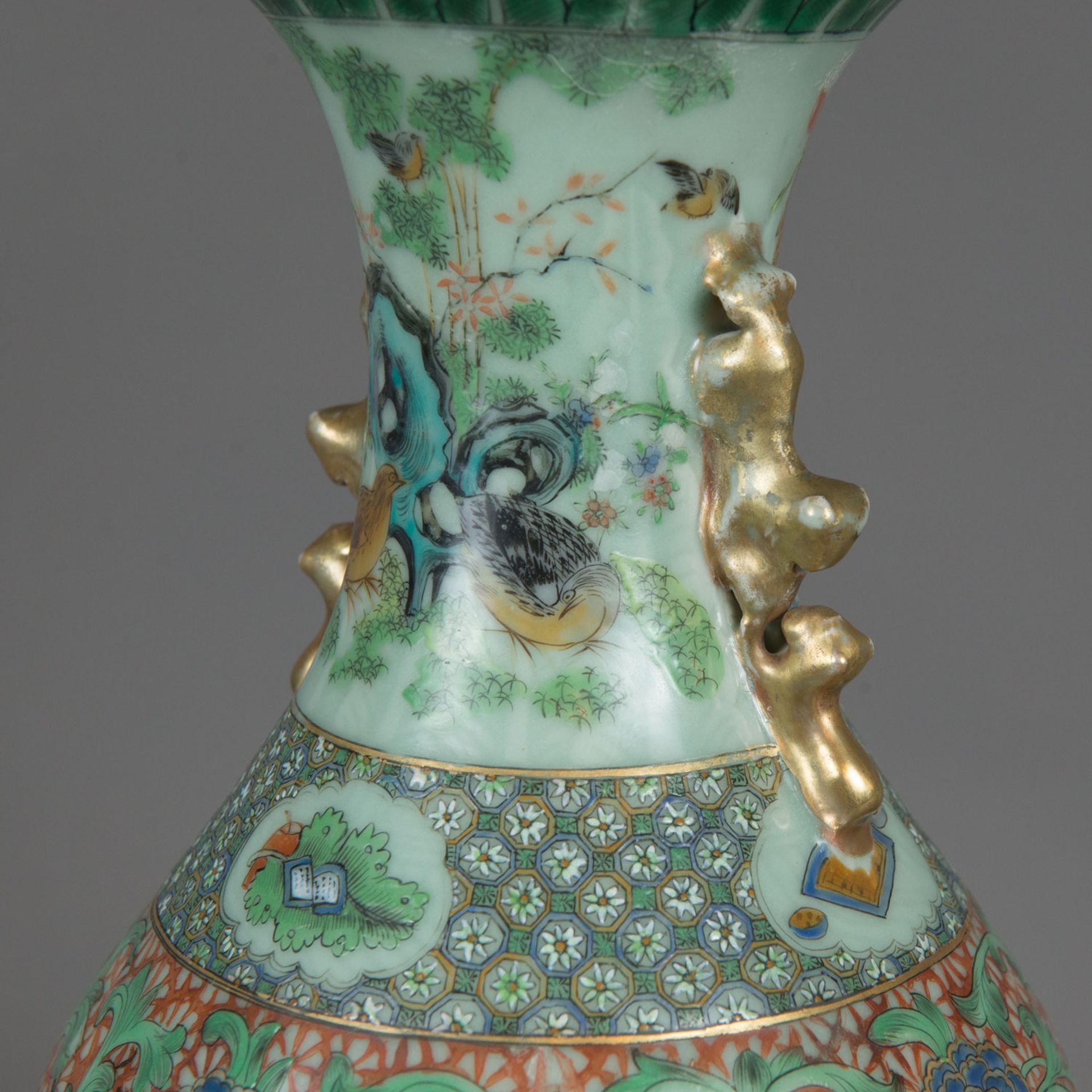 Cantonese porcelain vase - Bild 3 aus 3