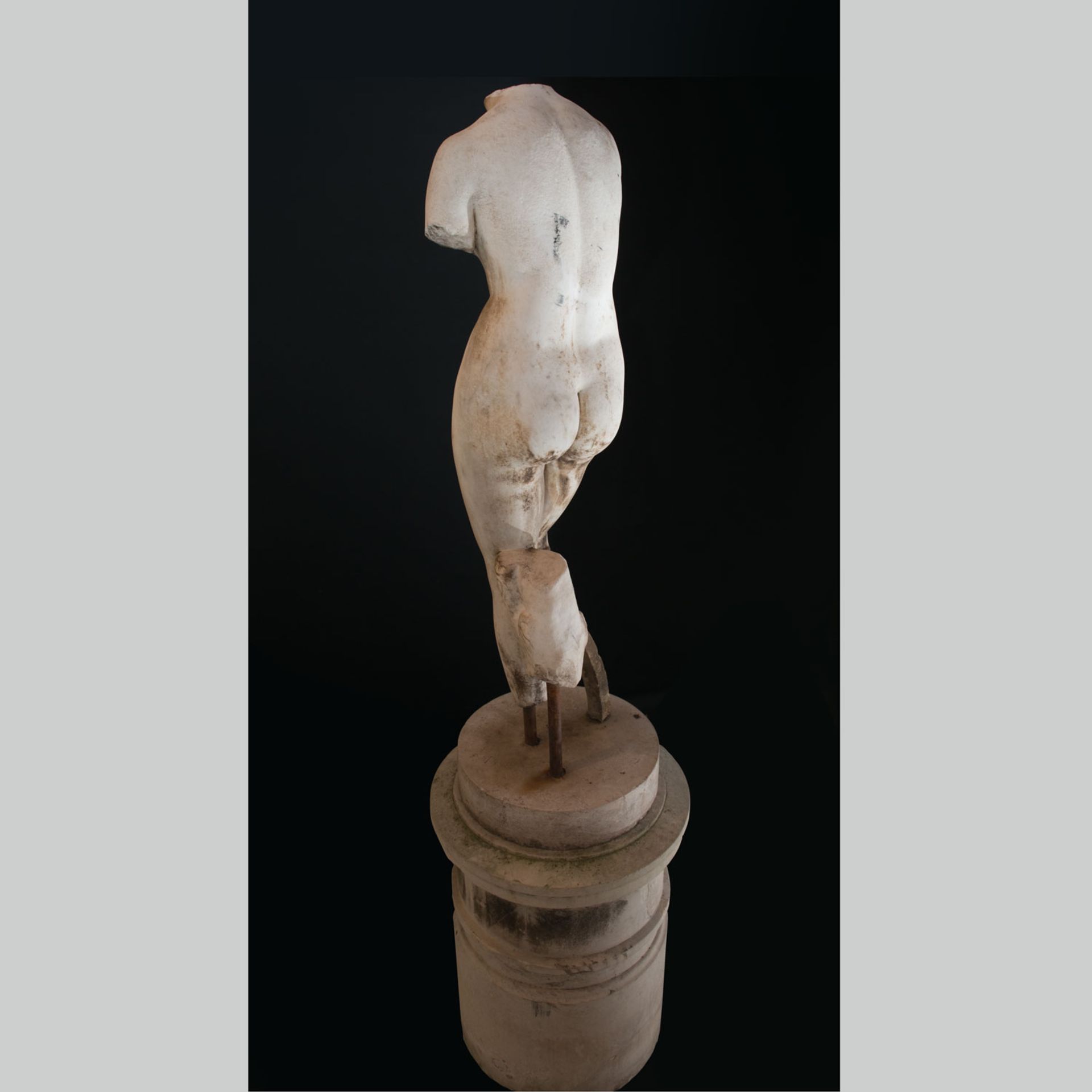 Life size marble torso of Venus - Image 4 of 5