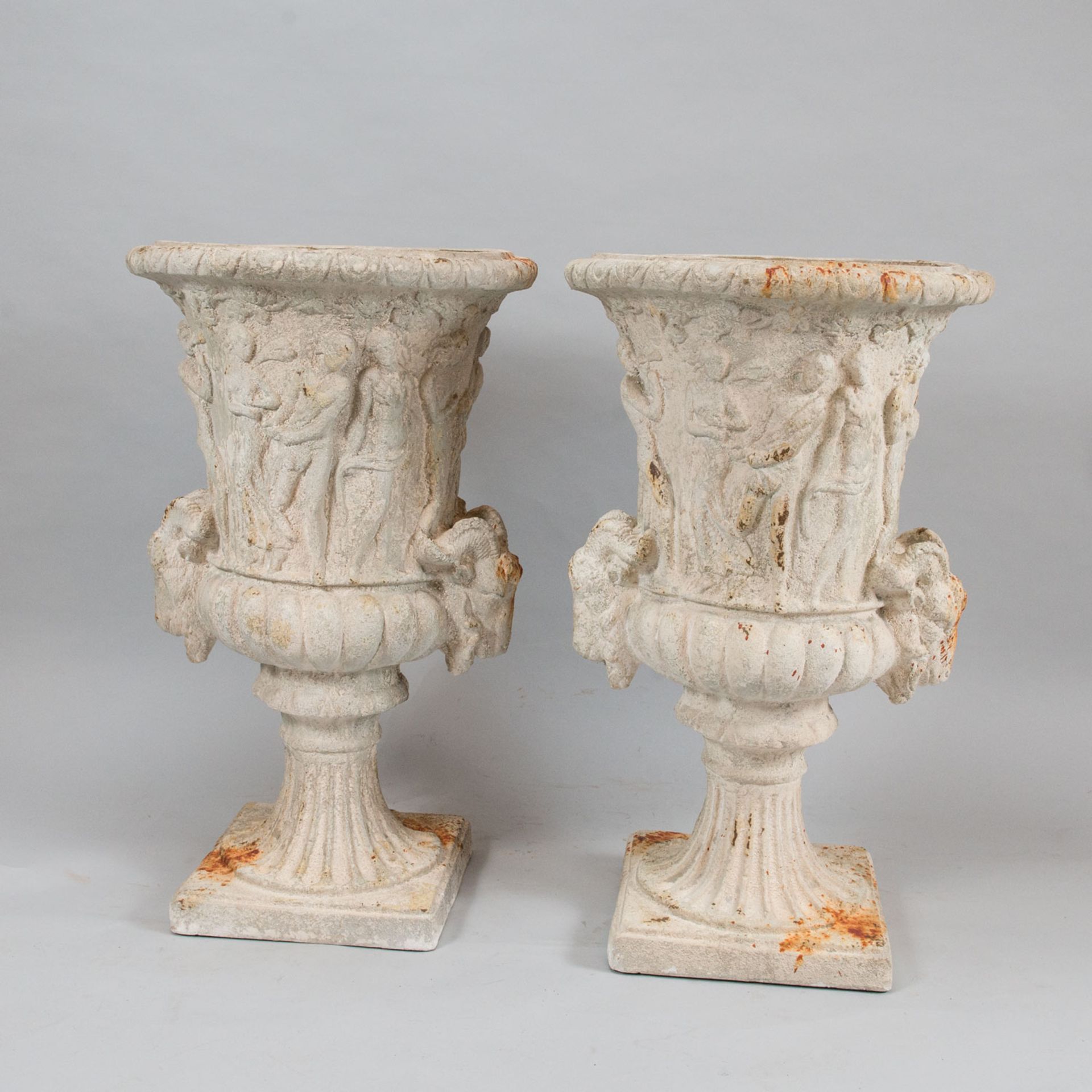 Pair of classical urn vase