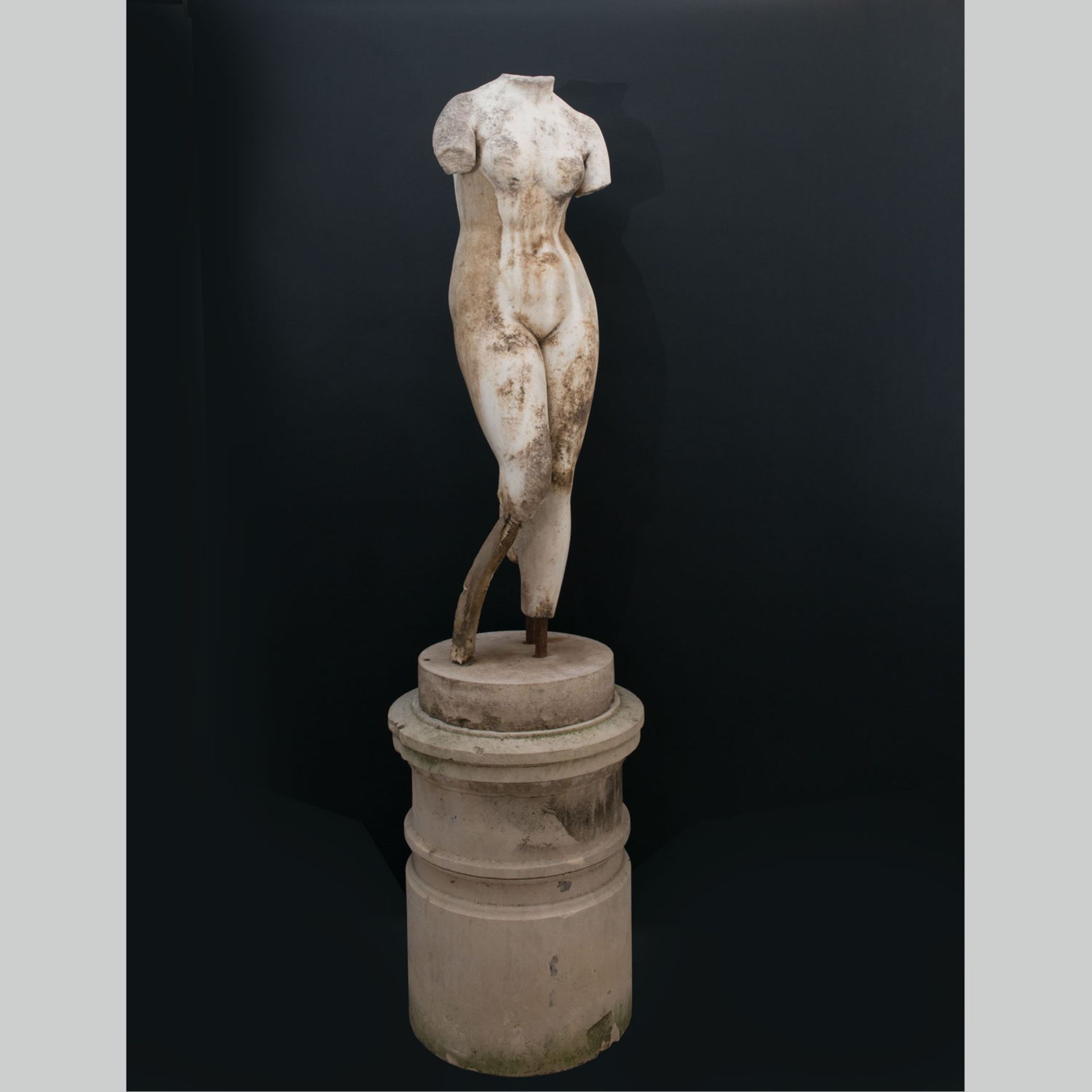 Life size marble torso of Venus - Image 2 of 5