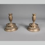 Pair of candle sticks in Renaissance manner