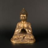 Indo chinese bronze Buddha