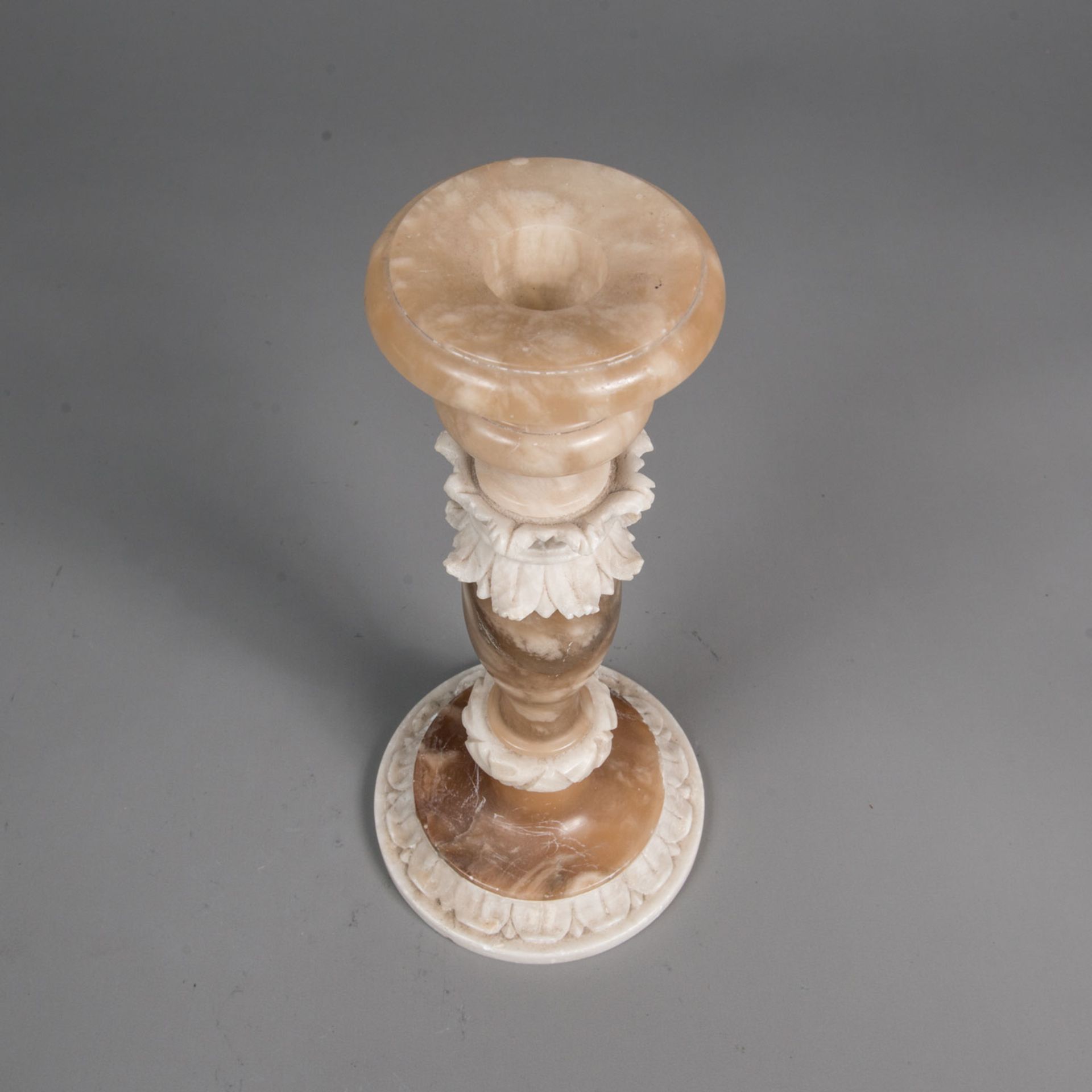 Pair of Alabaster candle sticks - Image 3 of 3