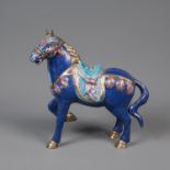 Chinese enamel horse