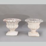 Pair of classical garden bowls
