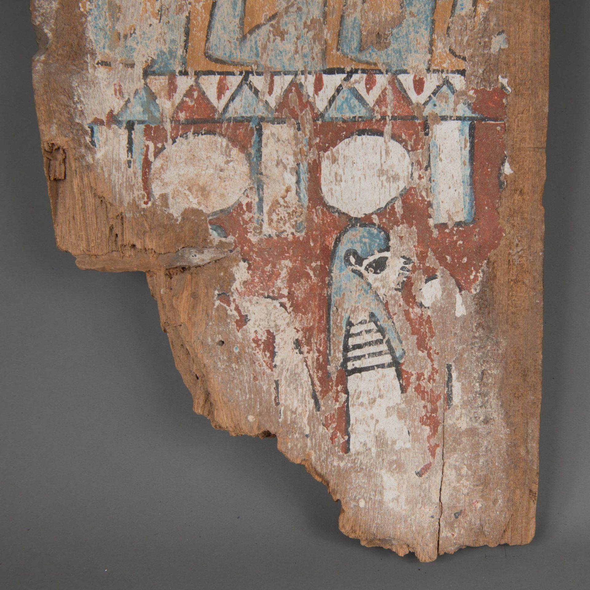 Egyptian panel late Dynasty - Bild 3 aus 3