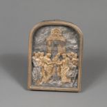 Silver plaque in Renaissance manner.