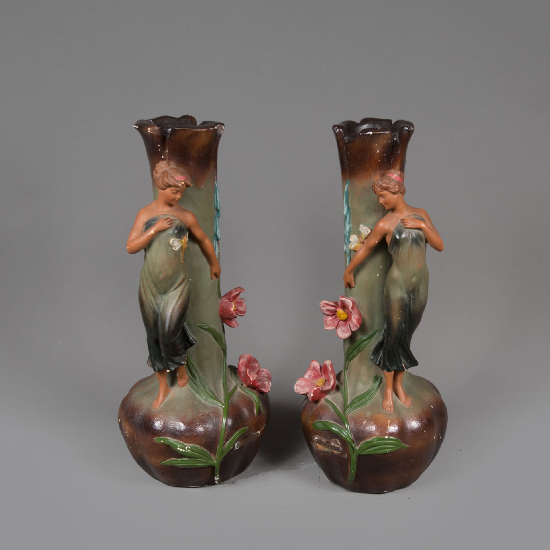Pair of Jugendstil Vases